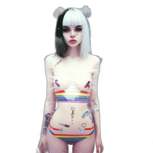dress, creature, robot, concept art transparent PNG cut-out