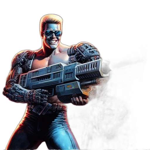 weapon, robot, concept art, comic book art transparent PNG cut-out