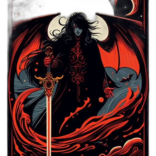 sword, dragon, fantasy art, concept art transparent PNG cut-out