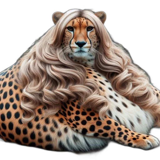 hair, animal, creature, crown transparent PNG cut-out