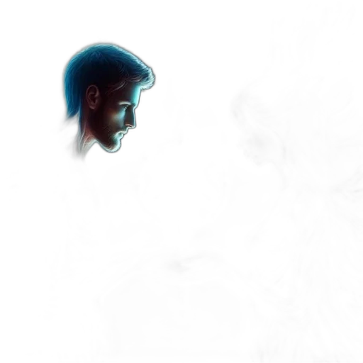 face, mask, robot, creature transparent PNG cut-out