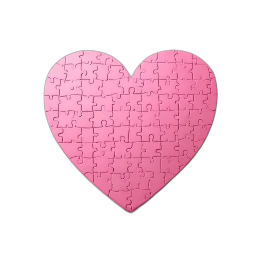 jewelry, pink, heart, shape transparent PNG cut-out