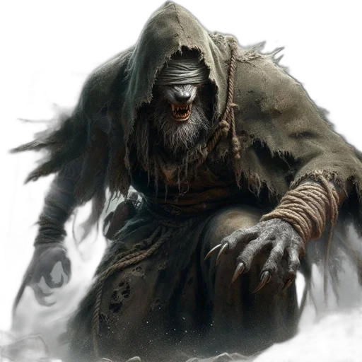 creature, face, concept art, fantasy art transparent PNG cut-out
