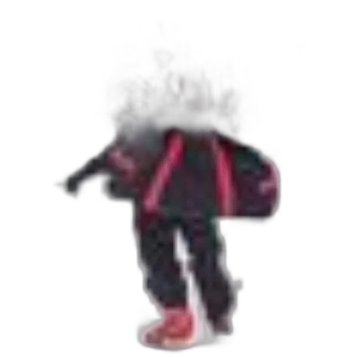 jacket, creature, hair, shoes transparent PNG cut-out