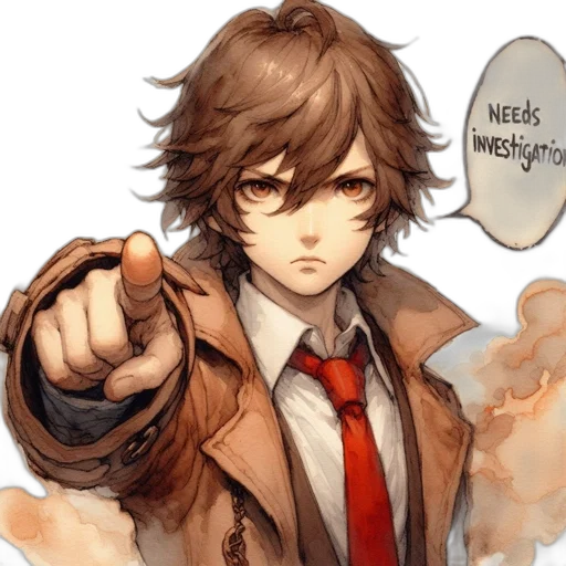 staff, weapon, jacket, anime transparent PNG cut-out