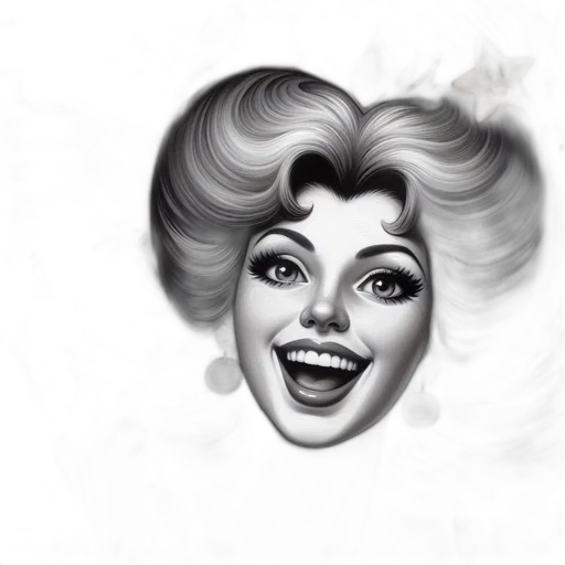 face, mask, hair, crown transparent PNG cut-out
