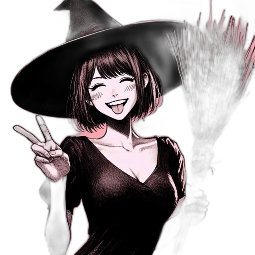 staff, hat, mask, dress transparent PNG cut-out