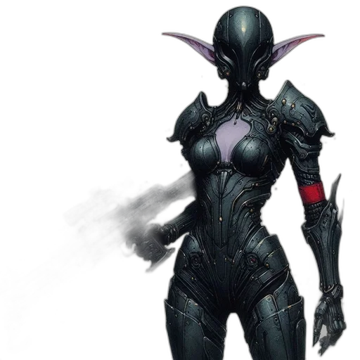 robot, concept art, fantasy art, cyberpunk transparent PNG cut-out