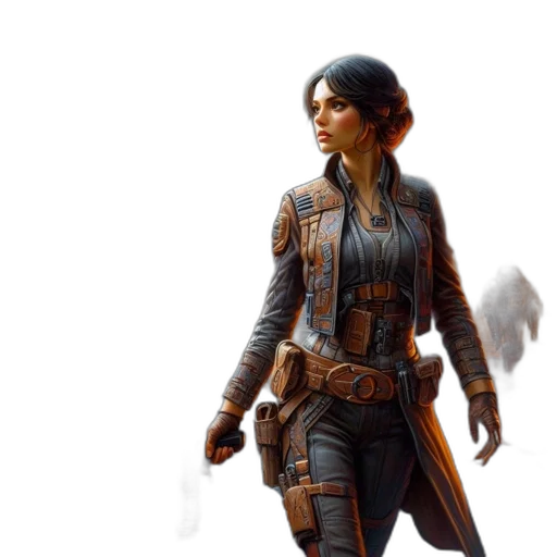concept art, fantasy art, photorealistic, 3d render transparent PNG cut-out