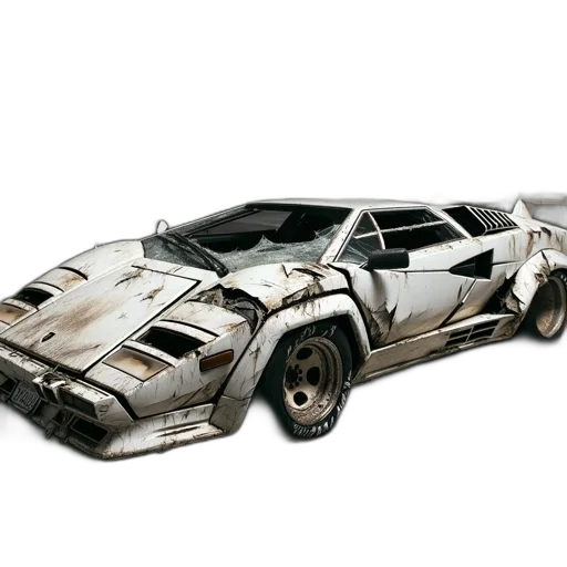 car, weapon, 3d render, concept art transparent PNG cut-out