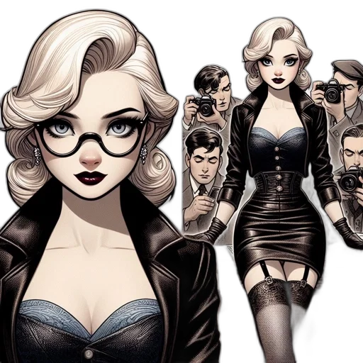 comic book art, concept art, cartoon, fantasy art transparent PNG cut-out