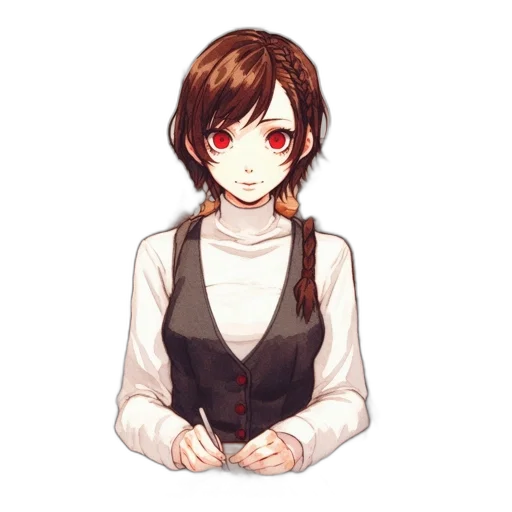 staff, face, jacket, dress transparent PNG cut-out
