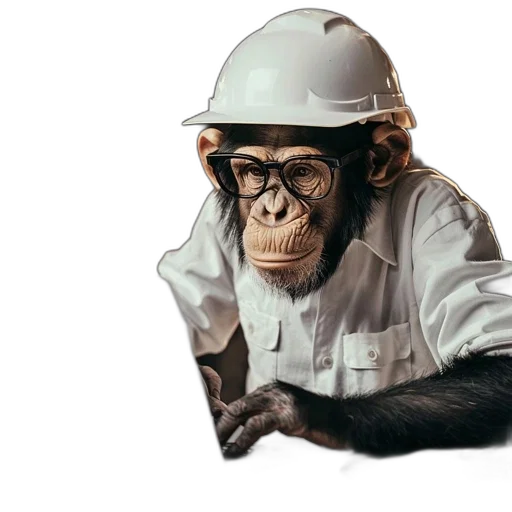 animal, mask, staff, photorealistic transparent PNG cut-out