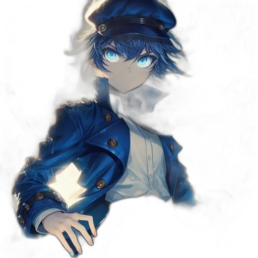 hat, jacket, staff, mask transparent PNG cut-out