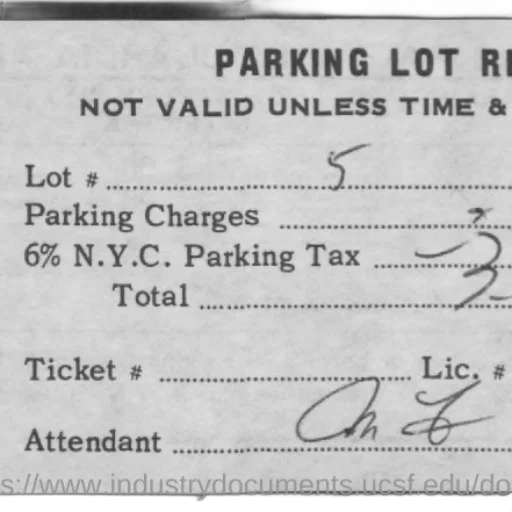 parking, lot, receipt, word transparent PNG cut-out