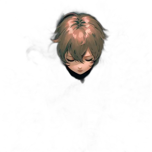 mask, face, hair, staff transparent PNG cut-out