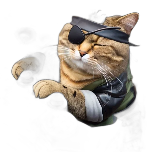 staff, weapon, hat, jacket transparent PNG cut-out