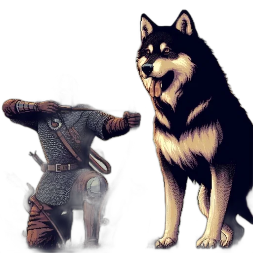 creature, animal, robot, staff transparent PNG cut-out