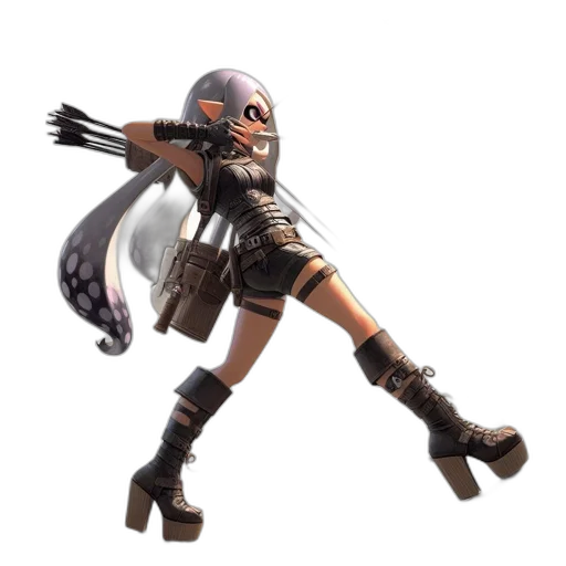 weapon, staff, concept art, 3d render transparent PNG cut-out