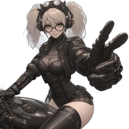 robot, weapon, mask, cyberpunk transparent PNG cut-out