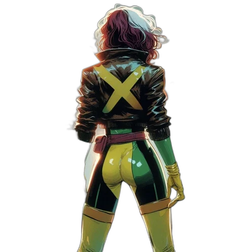 jacket, comic book art, concept art, cyberpunk transparent PNG cut-out