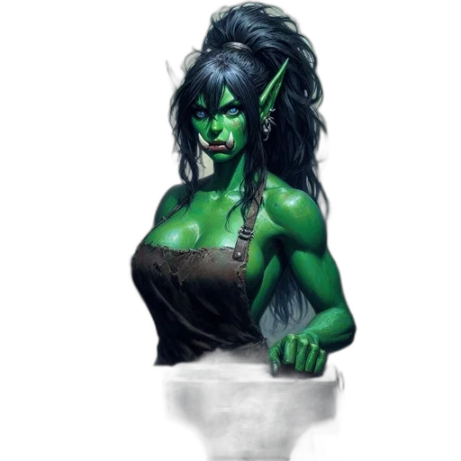 fantasy art, concept art, comic book art, pixel art transparent PNG cut-out