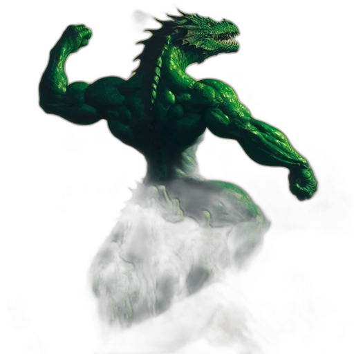 dragon, creature, animal, staff transparent PNG cut-out
