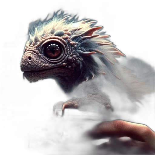 dragon, creature, animal, mask transparent PNG cut-out