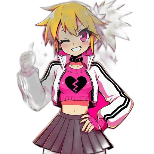 jacket, staff, pixel art, anime transparent PNG cut-out