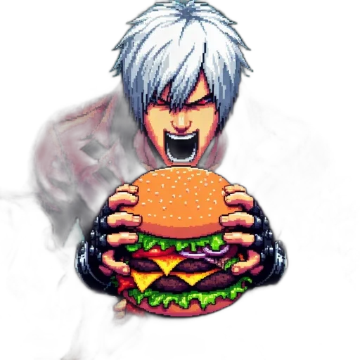 food, creature, animal, pixel art transparent PNG cut-out