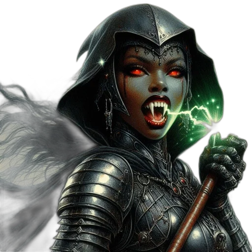 comic book art, fantasy art, concept art, fierce transparent PNG cut-out