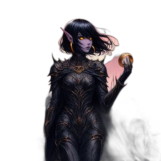 creature, dress, mask, fantasy art transparent PNG cut-out