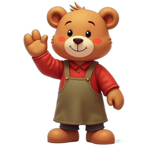 staff, animal, 3d render, concept art transparent PNG cut-out