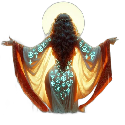 dress, crown, jewelry, fantasy art transparent PNG cut-out