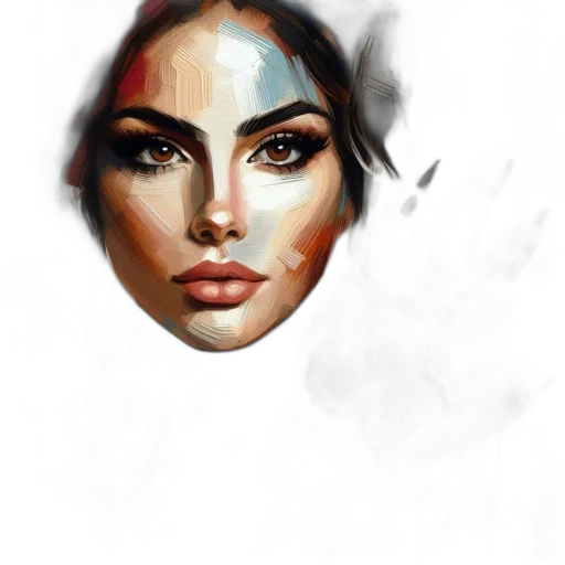 face, mask, crown, jewelry transparent PNG cut-out