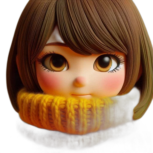 hair, mask, face, creature transparent PNG cut-out