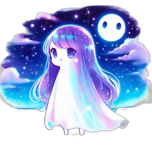 creature, dress, staff, mask transparent PNG cut-out