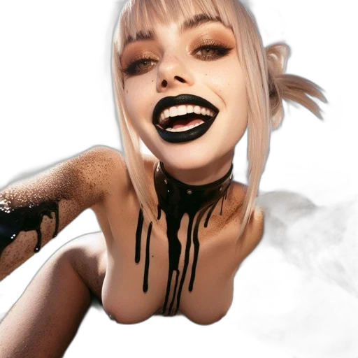 hair, mask, face, creature transparent PNG cut-out