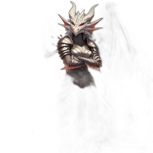 dragon, mask, creature, staff transparent PNG cut-out