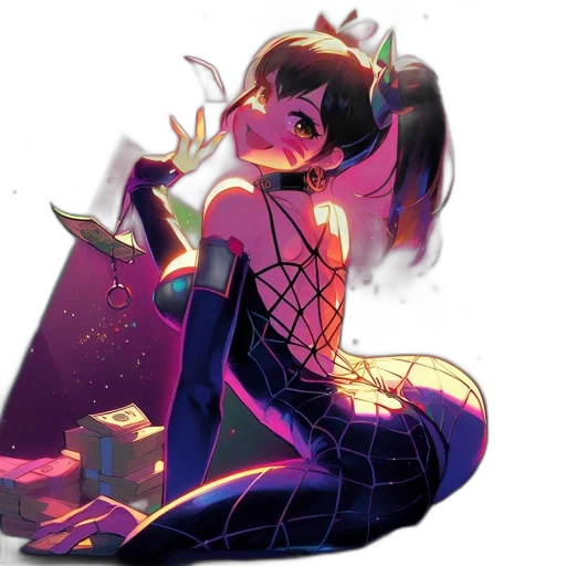 dress, creature, comic book art, concept art transparent PNG cut-out