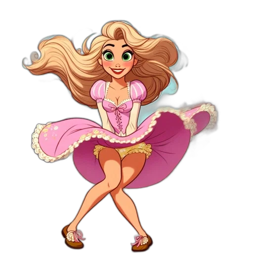 dress, staff, cartoon, concept art transparent PNG cut-out