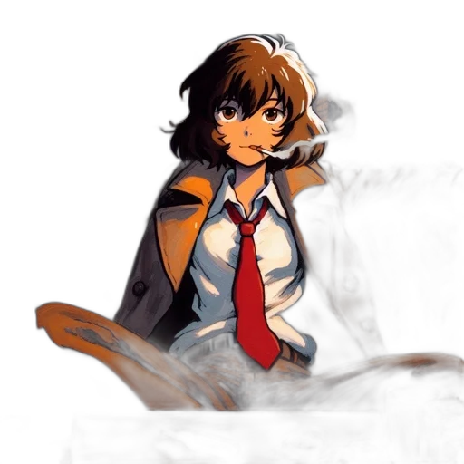 staff, creature, jacket, concept art transparent PNG cut-out
