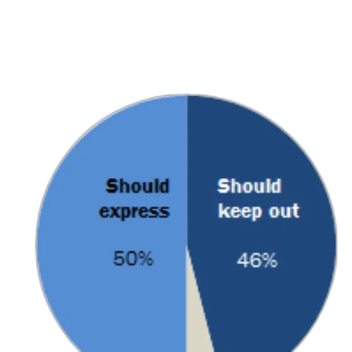 pie, chart, showing, opinions transparent PNG cut-out