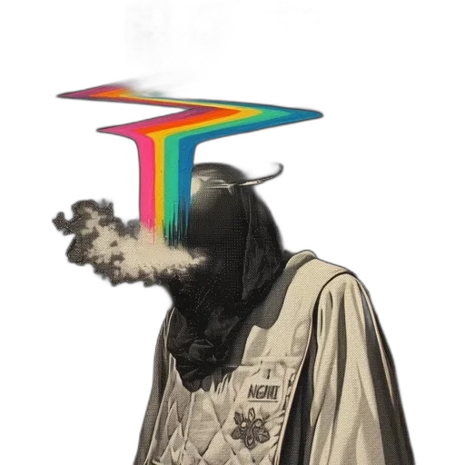 umbrella, hat, crown, staff transparent PNG cut-out