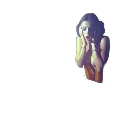 dress, hair, creature, face transparent PNG cut-out