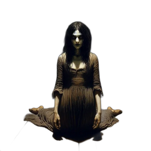 dress, jewelry, mask, creature transparent PNG cut-out