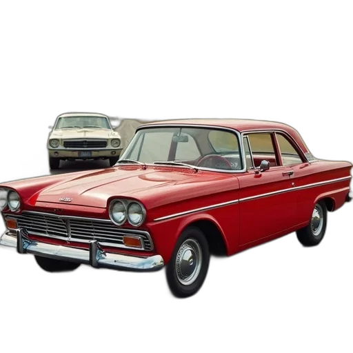 car, photorealistic, 3d render, red transparent PNG cut-out