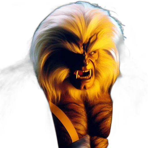 animal, mask, hair, staff transparent PNG cut-out