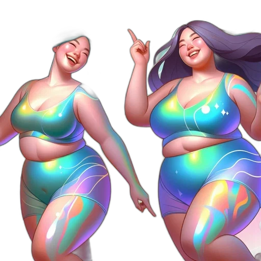 dress, concept art, vaporwave, 3d render transparent PNG cut-out