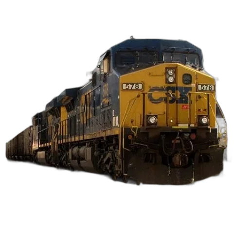 photorealistic, 3d render, csx, train transparent PNG cut-out